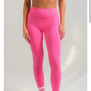 Acta size xs Pink Polka Dot Leggings